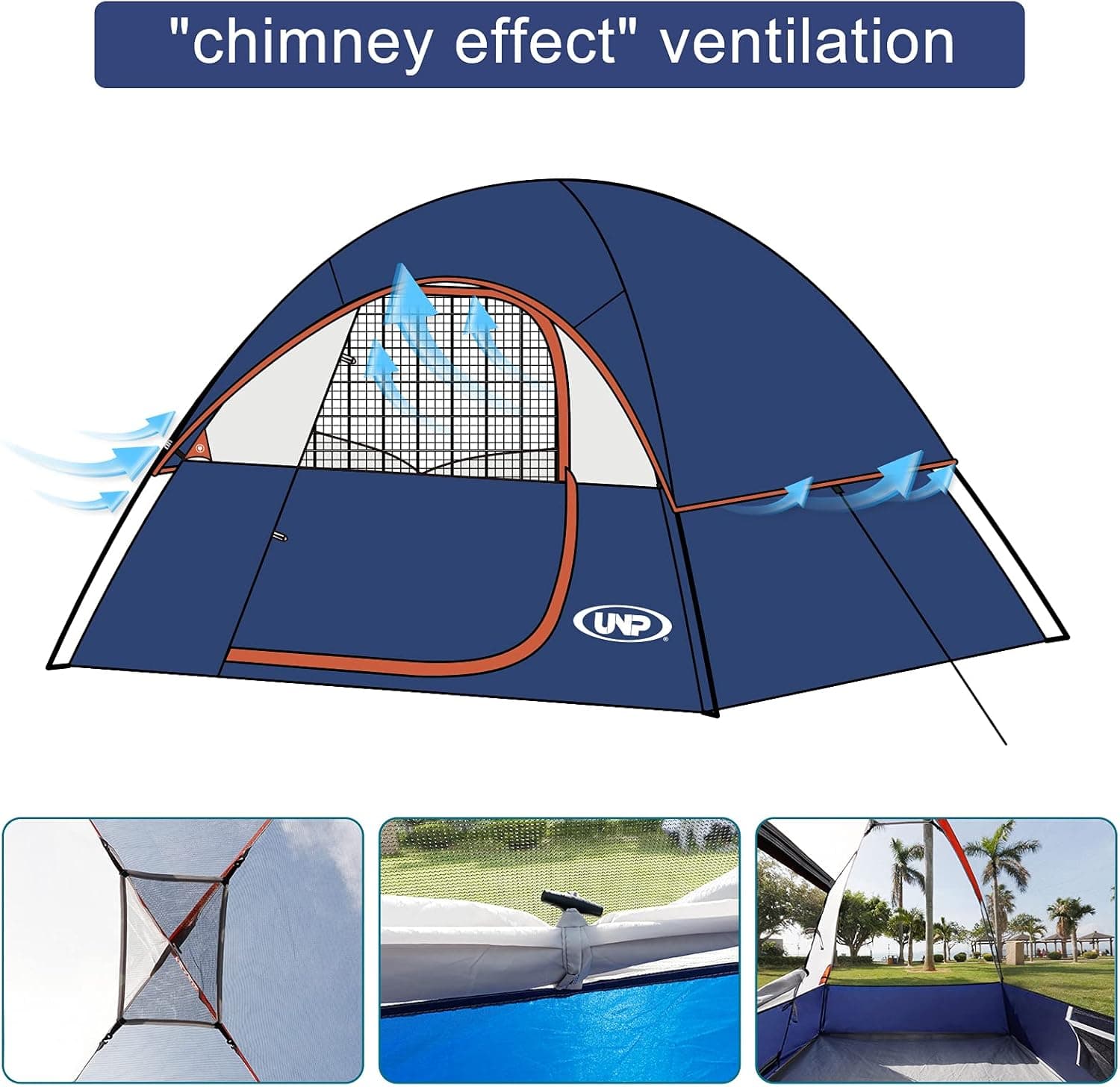 Spacious 2-4 Person Waterproof Camping Tent - image 4