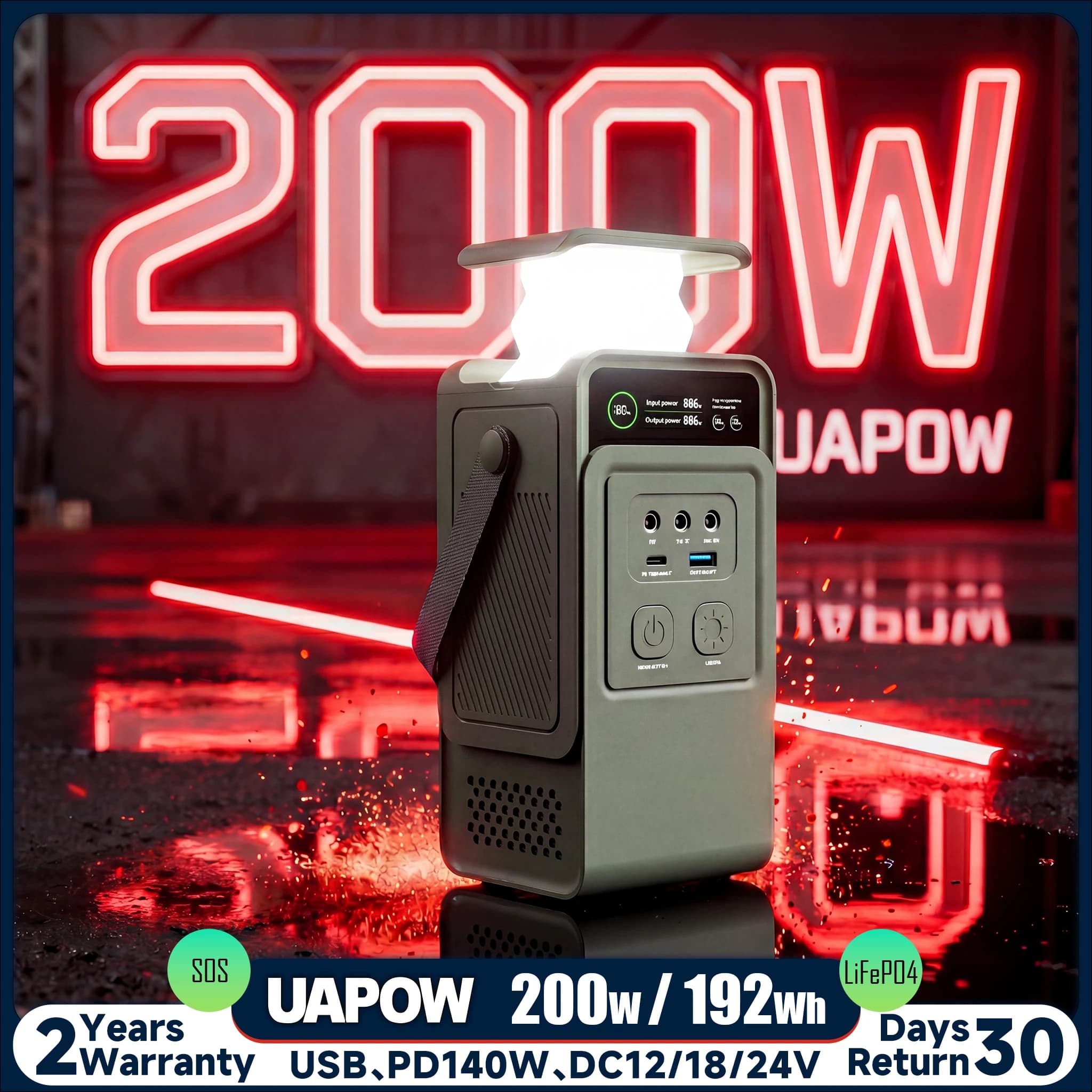 UAPOW Portable Power Station 60000mAh