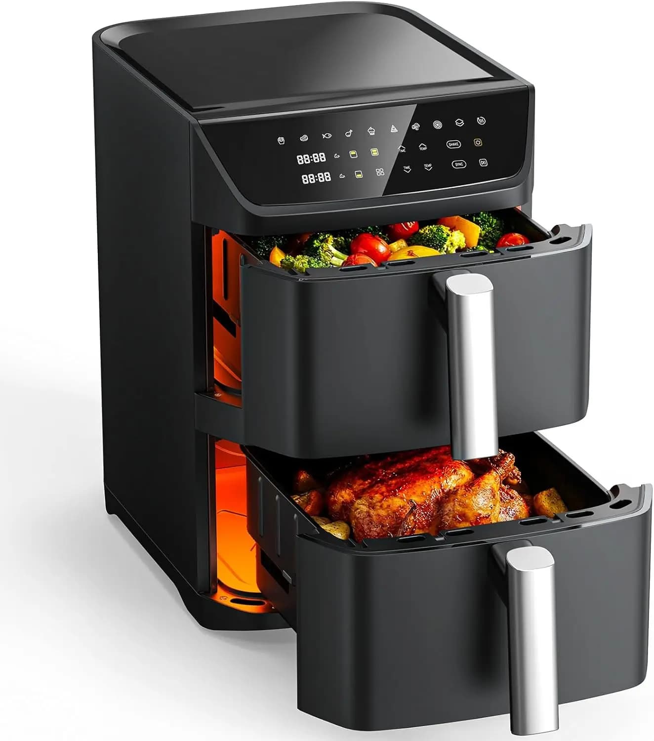 Dual Basket Air Fryer for Large Groups