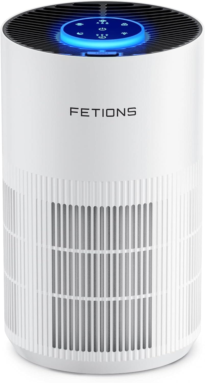 FETIONS Small H14 HEPA Air Purifier with Aroma Diffuser
