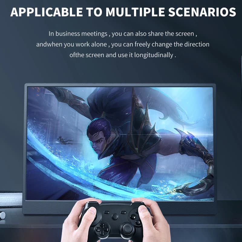 HGFRTEE 14.1inch Portable Monitor for Gaming and Laptops - image 4