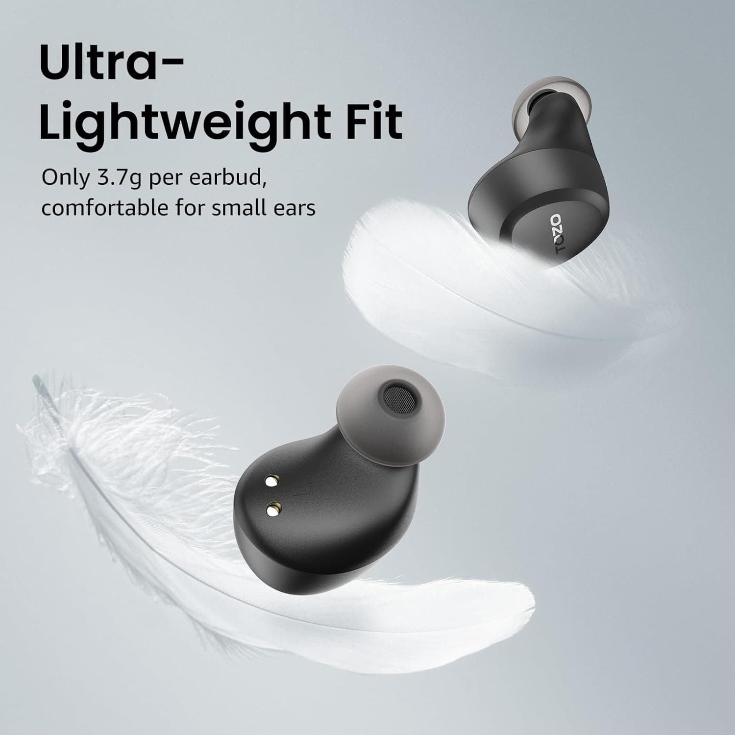 TOZO A1 Lightweight Wireless Earbuds with Charging Case - image 4