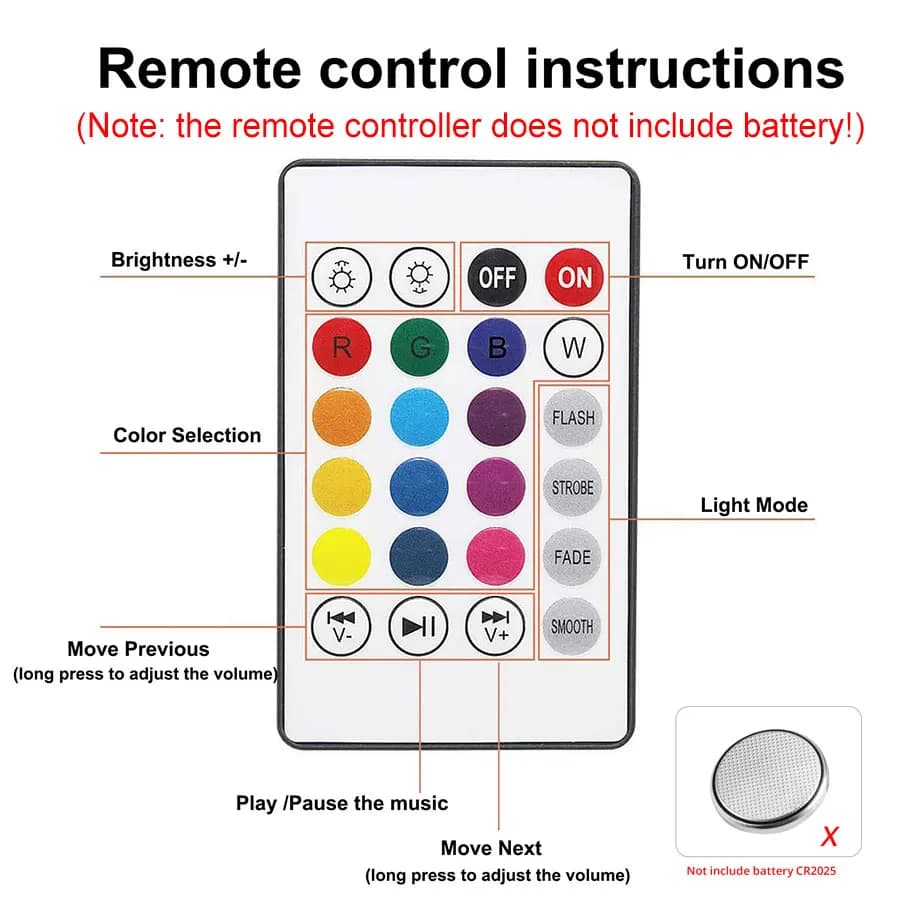 AC 85-265V 12W E27 LED Light Bulb with Bluetooth Speaker - image 3