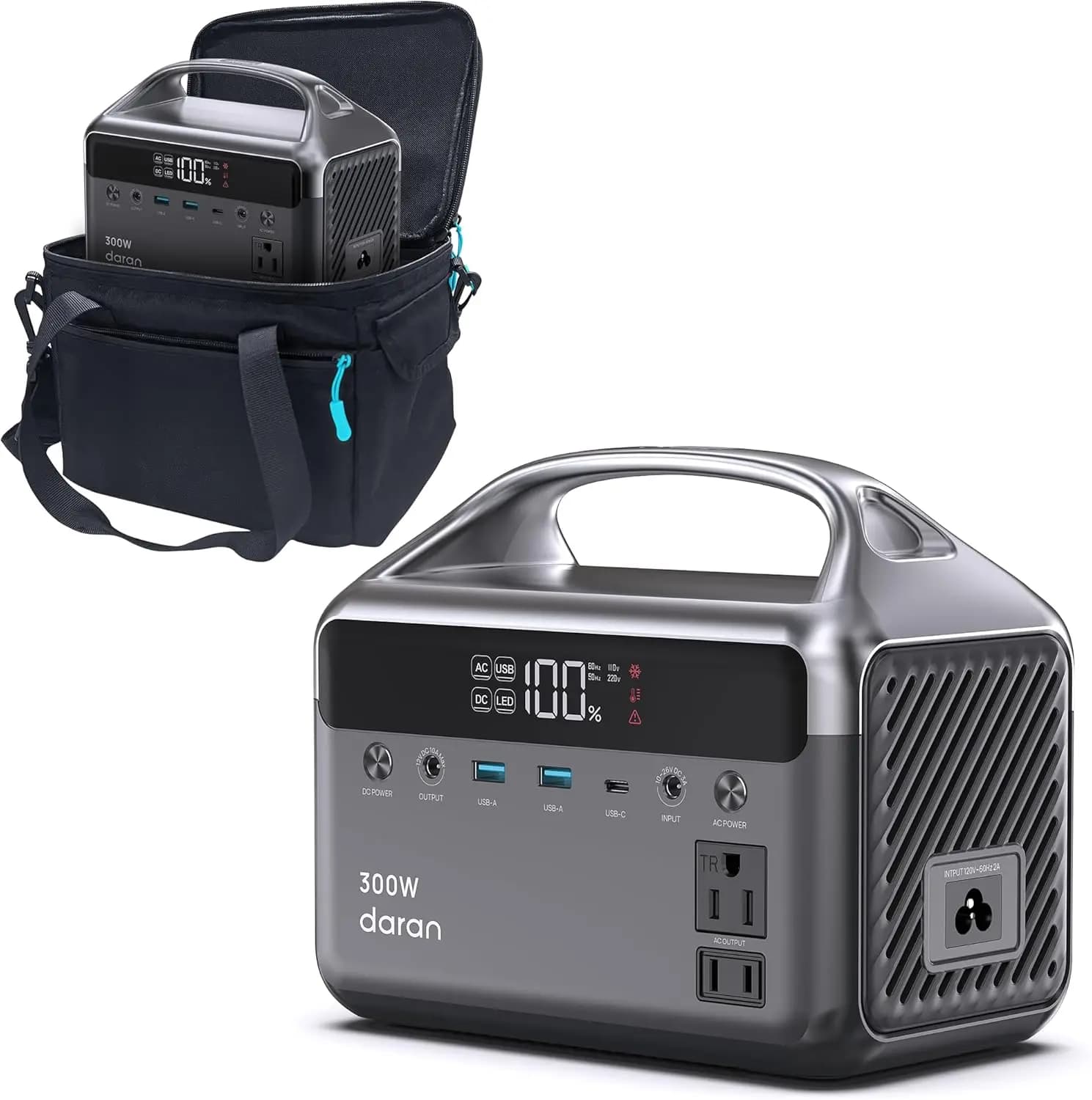 300W Portable Power Station with 192Wh LiFePO4 Battery