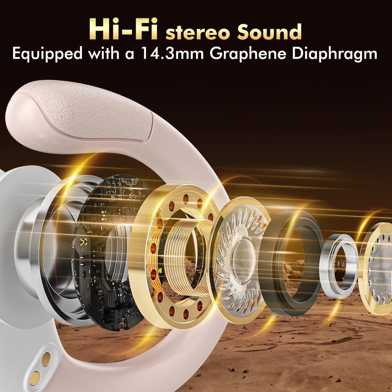 HAOYUYAN Bluetooth Earbuds: 80H Playtime & Comfort - image 3