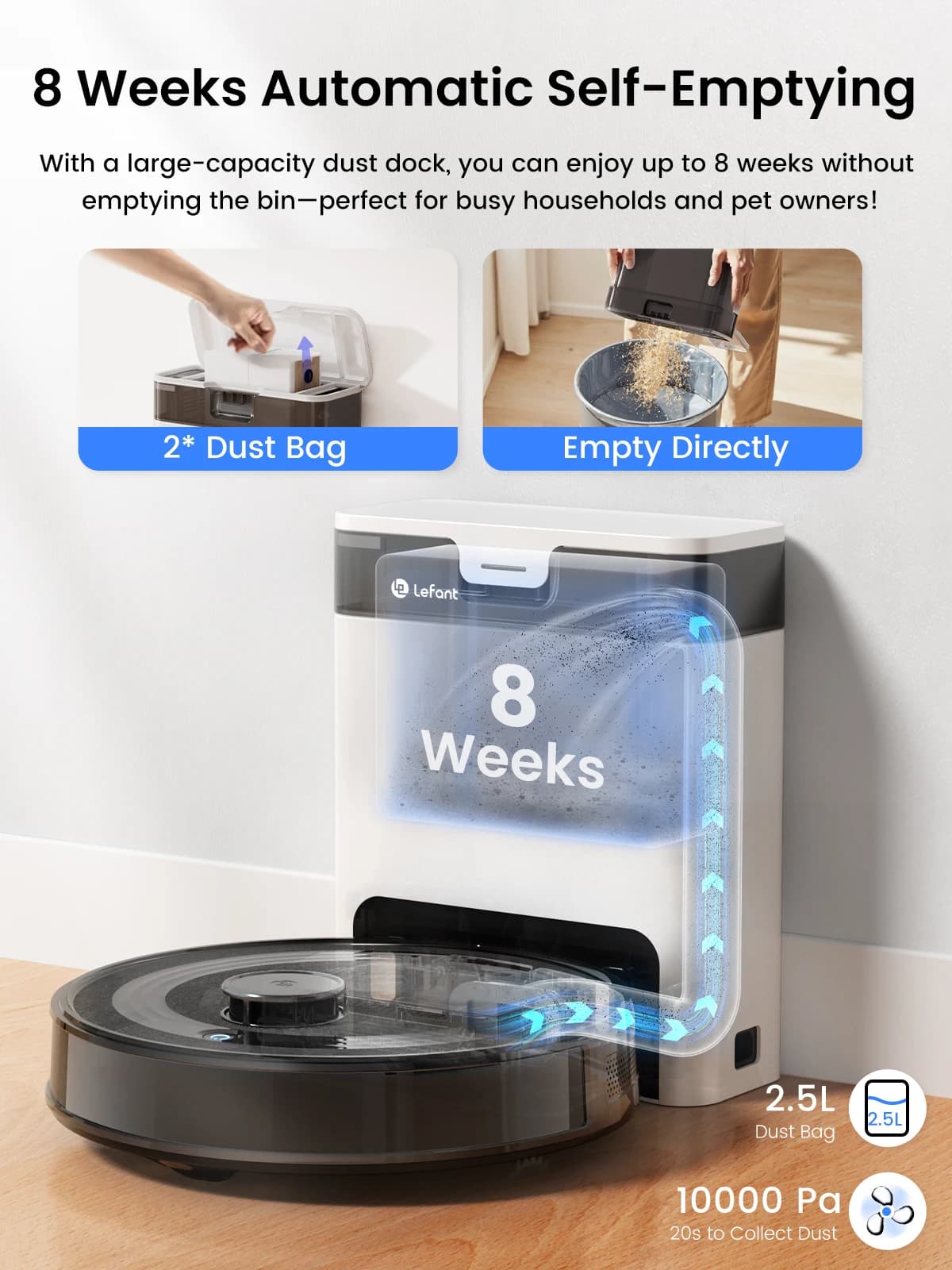 Lefant Robot Vacuum Cleaner M2S Pro - image 3