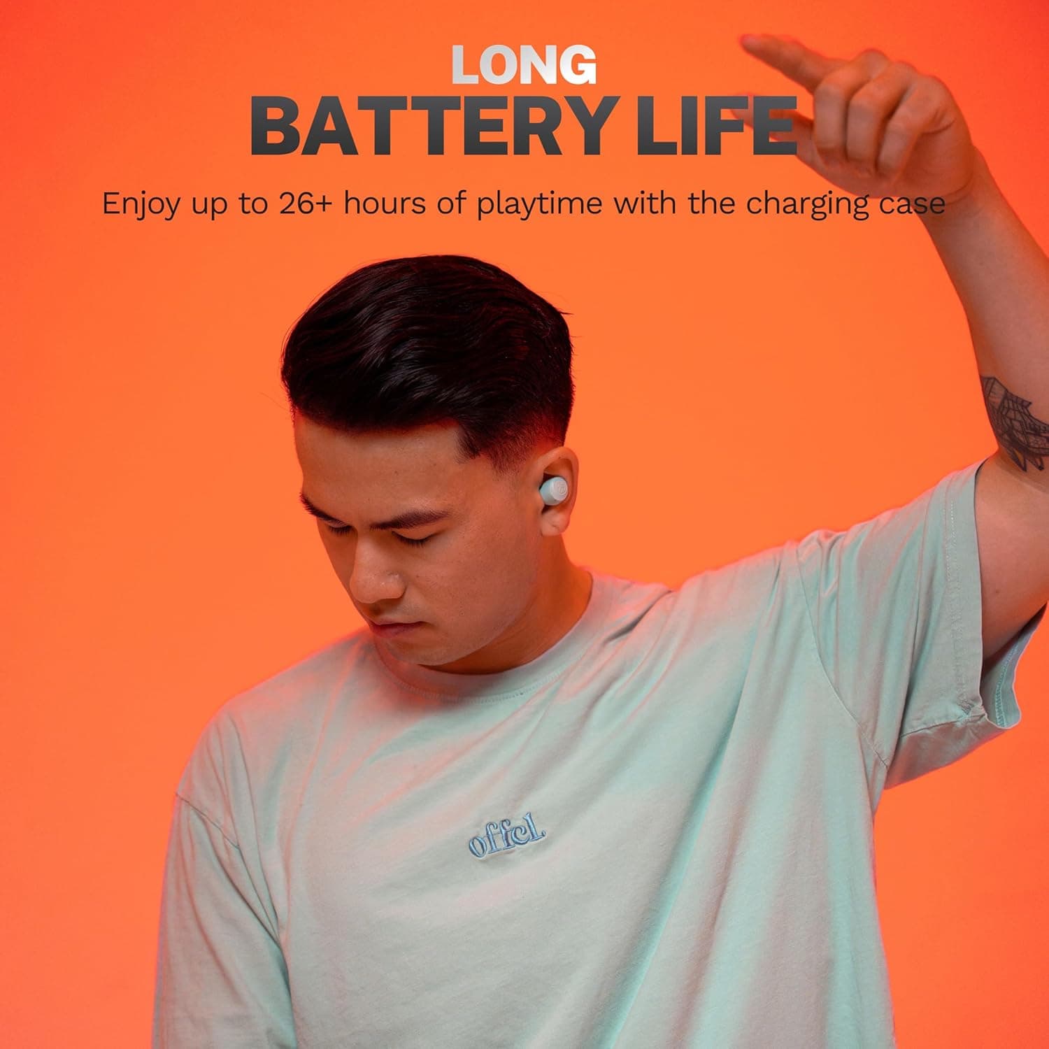 JLab Go Air Pop+ True Wireless Earbuds with Charging Case - image 4