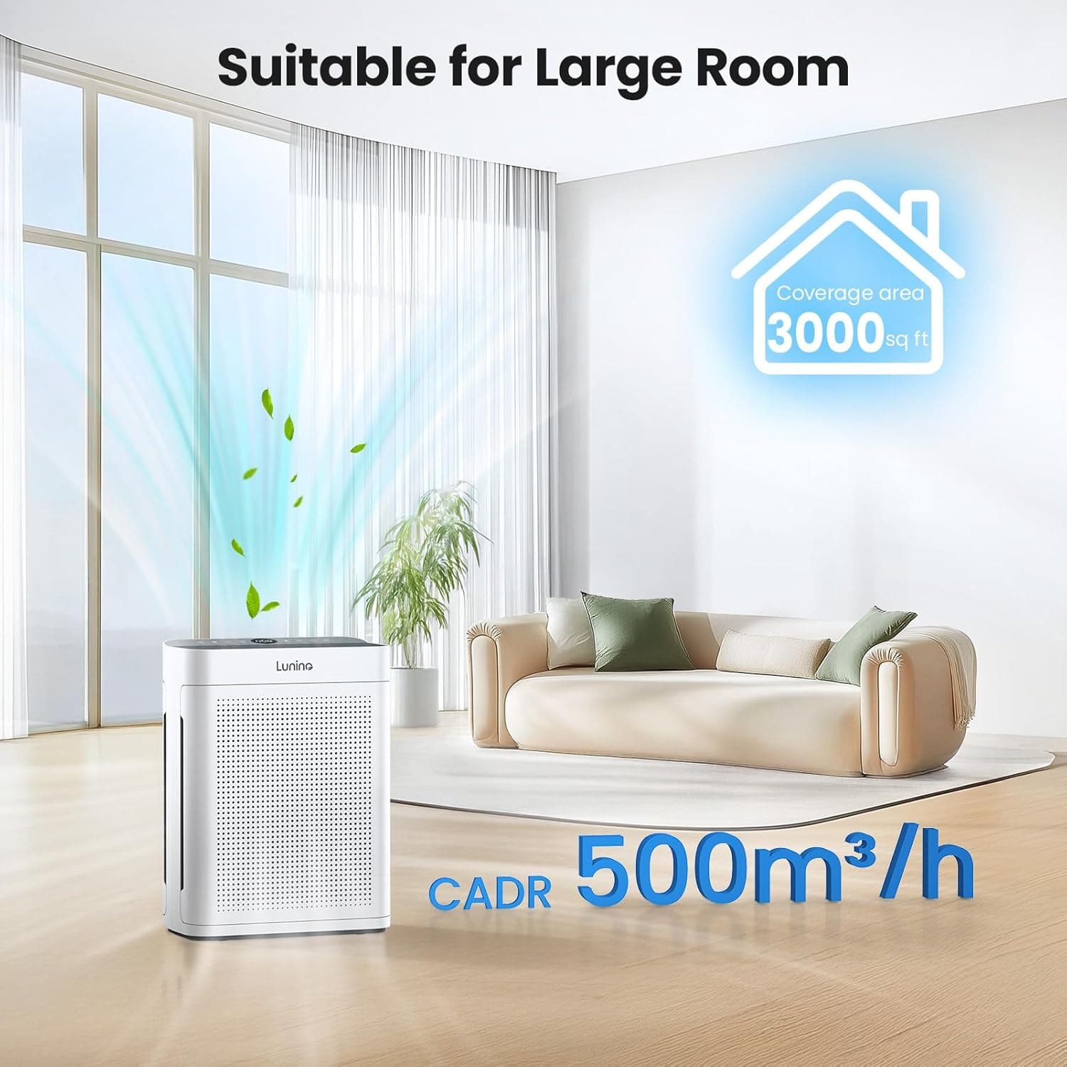 LUNINO HEPA Double-Sided Air Purifier - image 3