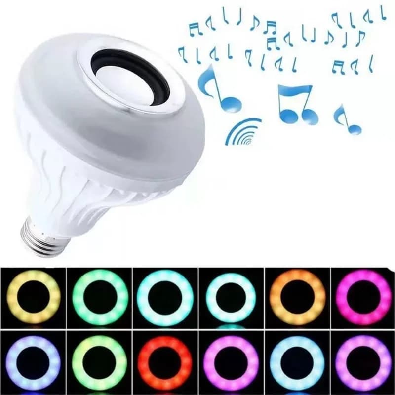 RGB Smart Bluetooth Speaker Music Bulb - image 2