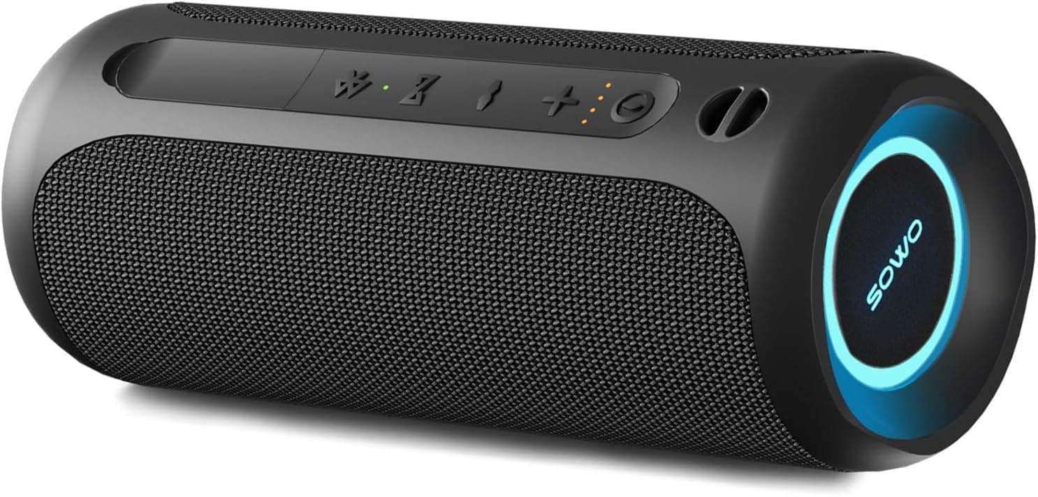 SOWO Waterproof Bluetooth Speaker with Powerful Bass