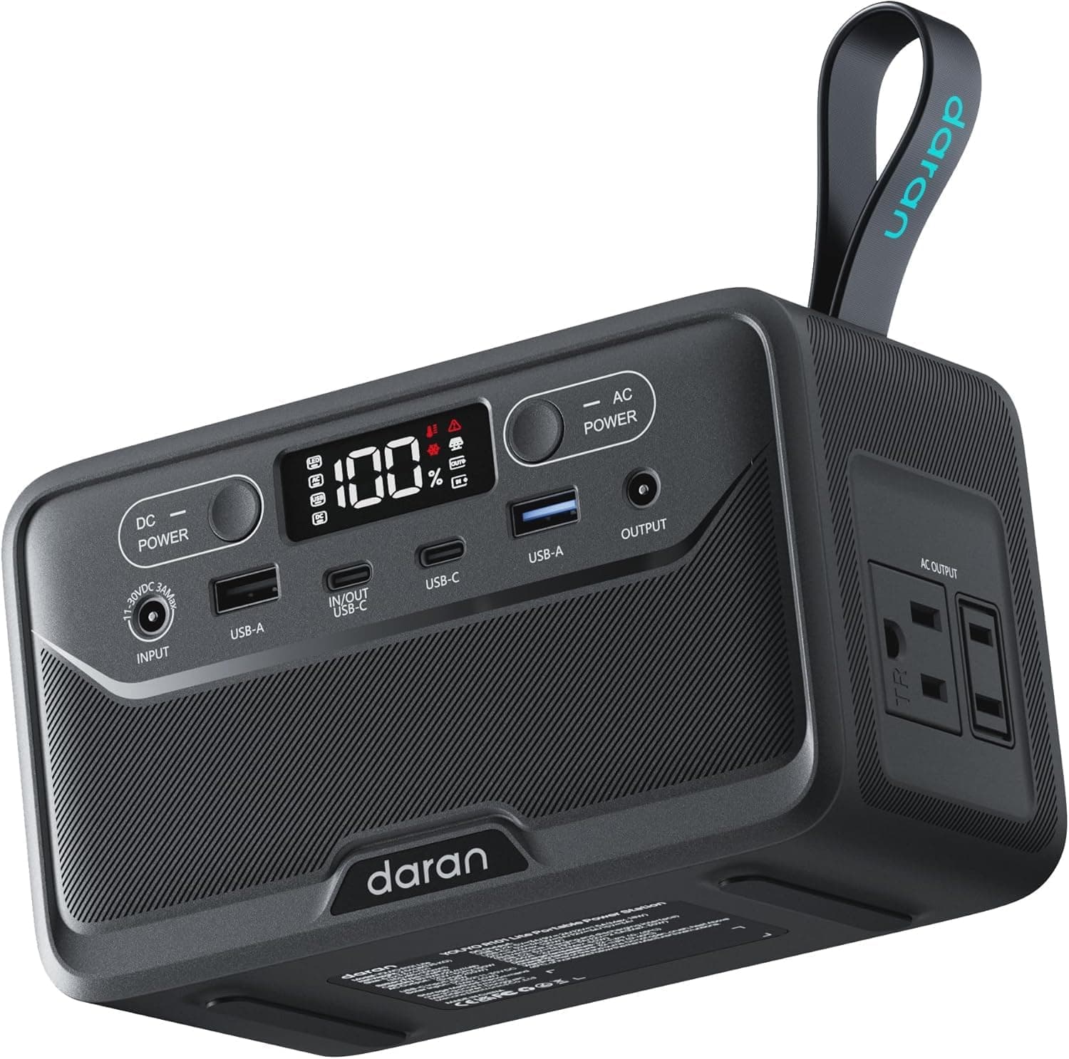 DaranEner 89.6Wh Portable Power Station with 100W AC