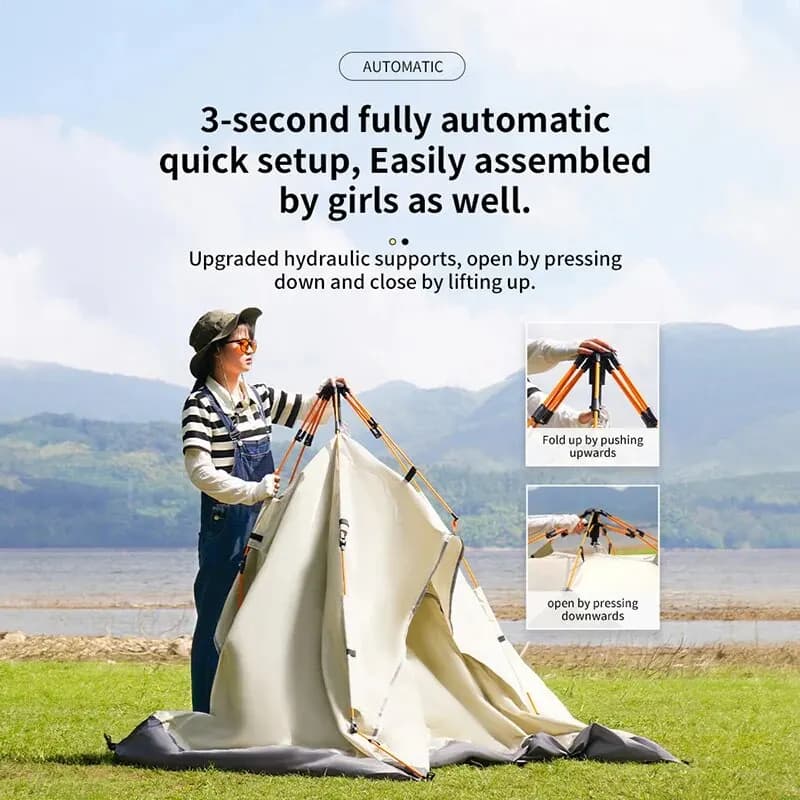 Outdoor Automatic Folding Tent for Family Camping - image 2