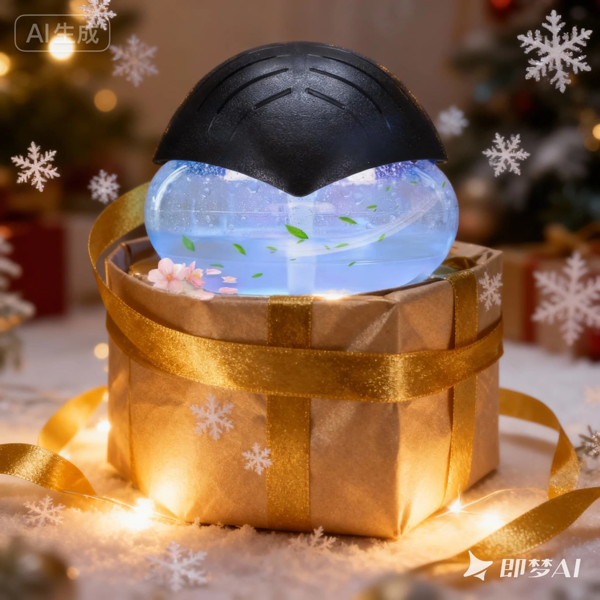 Water-Based Air Purifier with LED Light