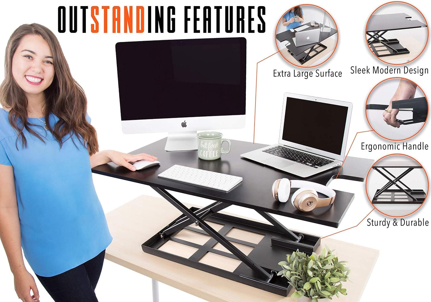 Stand Steady X-Elite Pro XL standing desk converter - image 5
