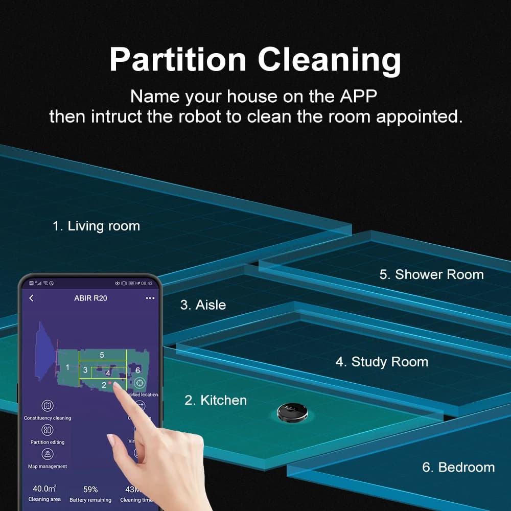 ABIR X8 Robot Vacuum Cleaner - image 3