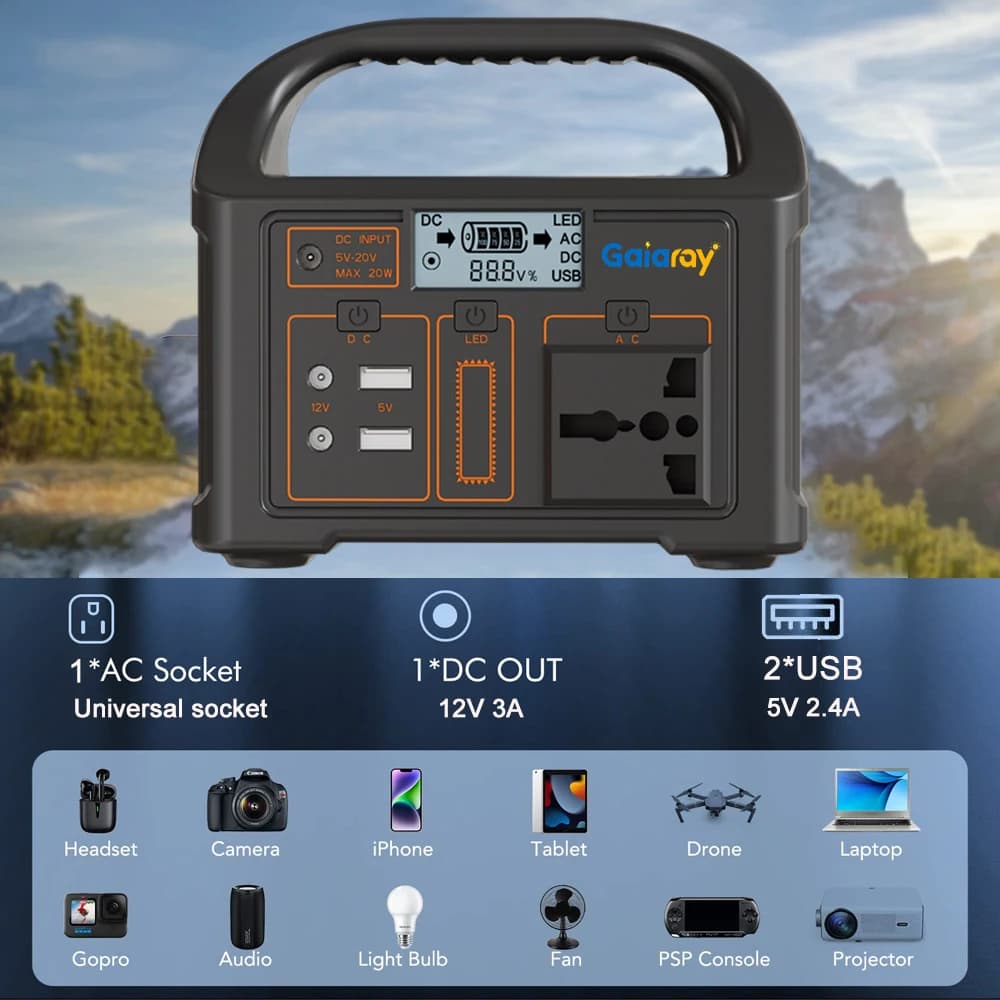 Gaiaray Portable Power Station - Solar Generator - image 3