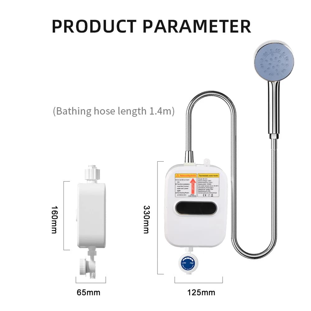 Small Instant Electric Water Heater Set - image 3