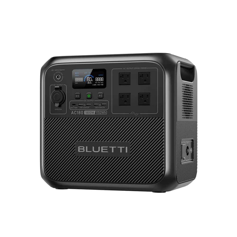 Renewed Bluetti AC180 Portable Solar Power Station (1800W) - image 3