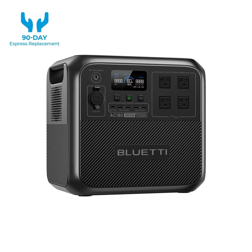 Renewed Bluetti AC180 Portable Solar Power Station (1800W) - image 2