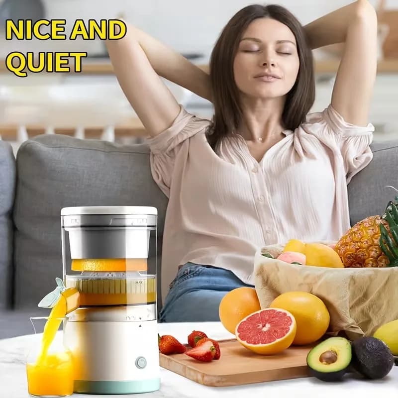 Portable Citrus Juicer with Cleaning Brush - image 4