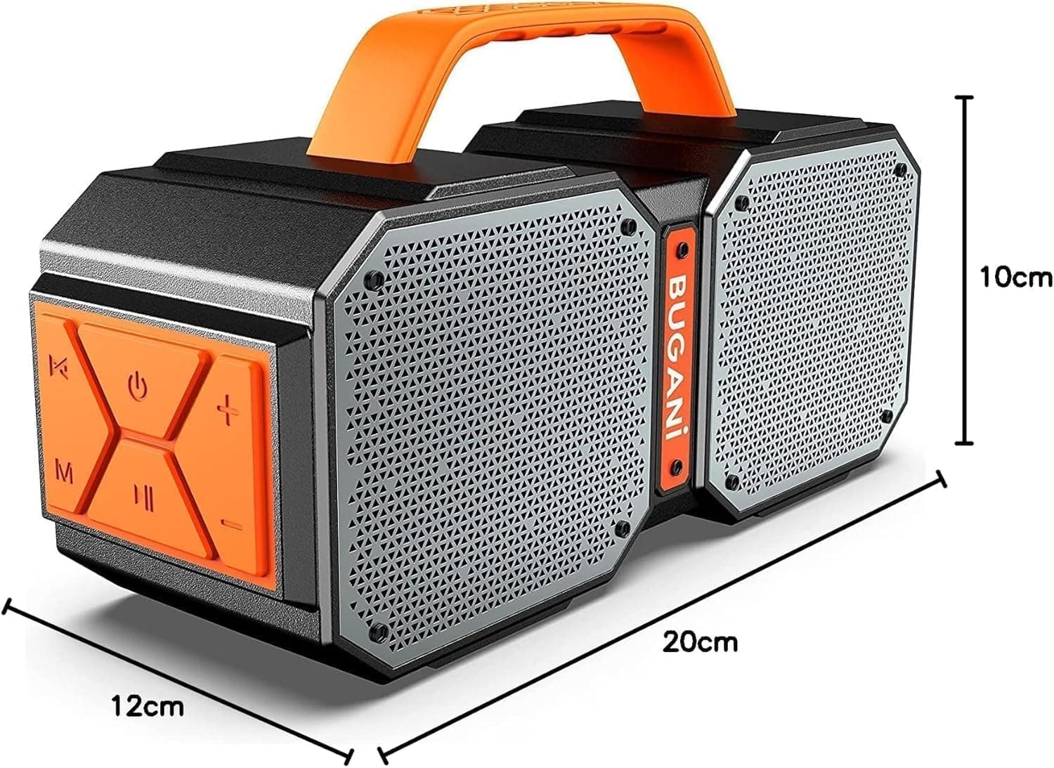 BUGANI M83 Large Waterproof Portable Wireless Speaker - image 5