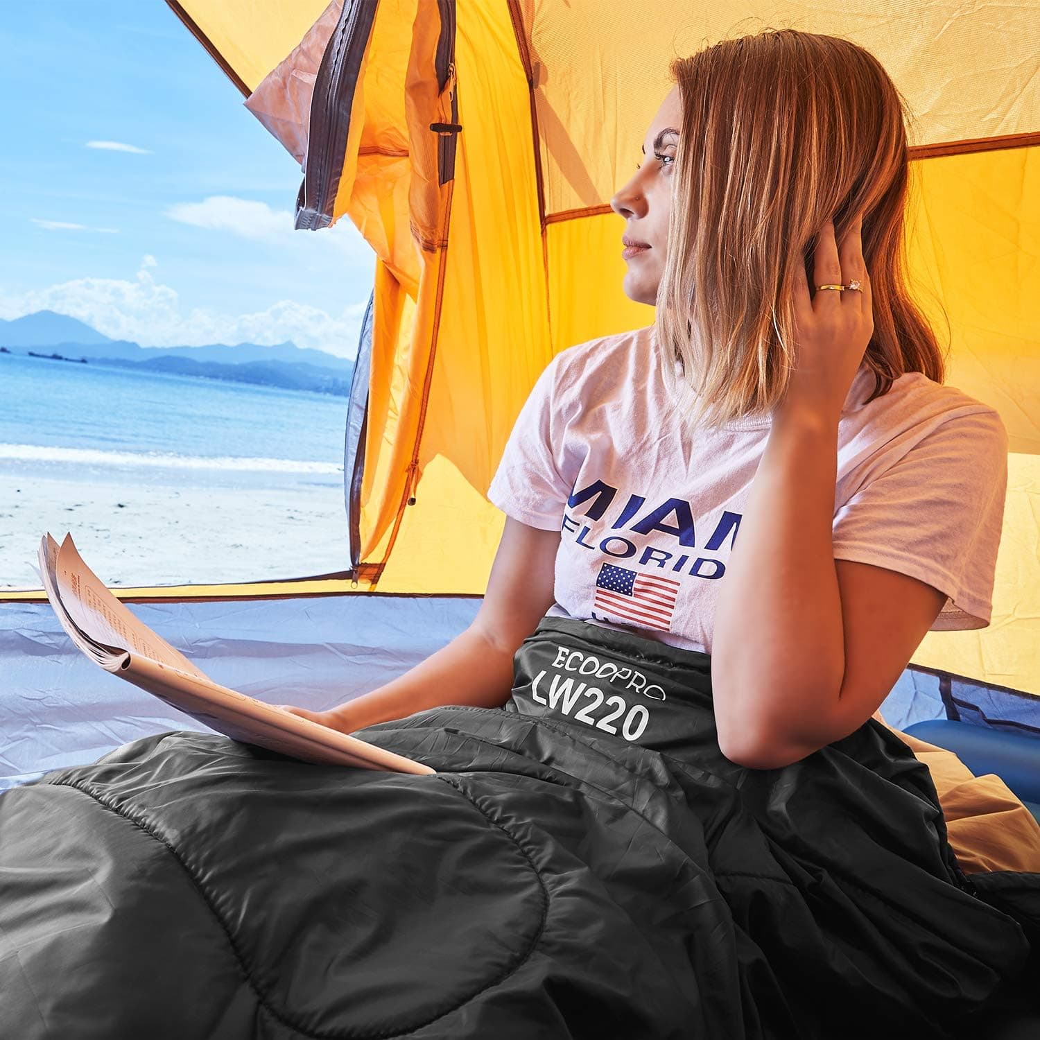 ECOOPRO Lightweight Waterproof Sleeping Bag for Campers - image 5