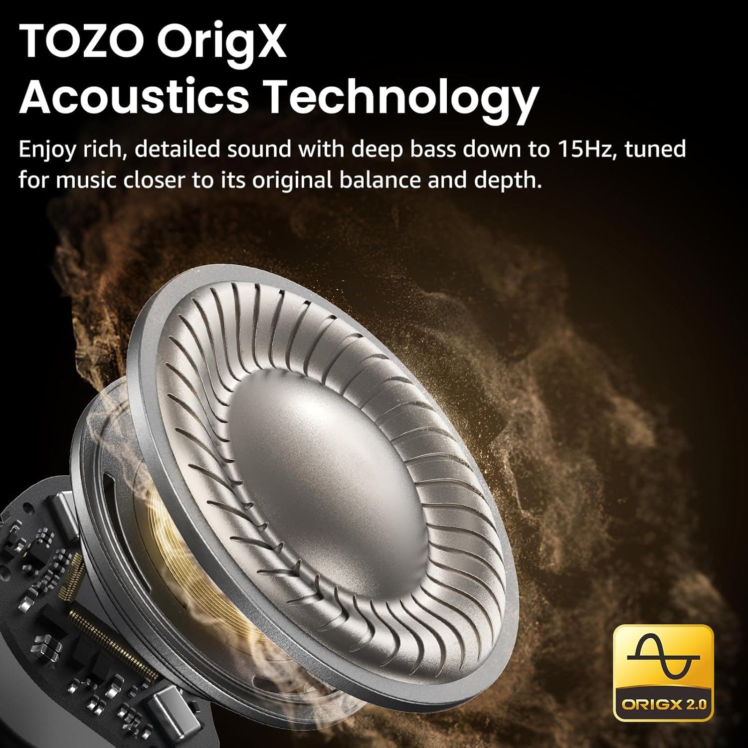 TOZO NC9 Hybrid Active Noise Cancelling Wireless Earbuds - image 3