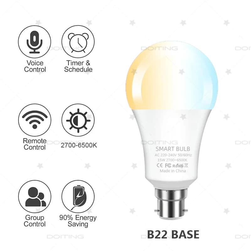 B22 Tuya WIFI Smart Bulb Lamps - image 4