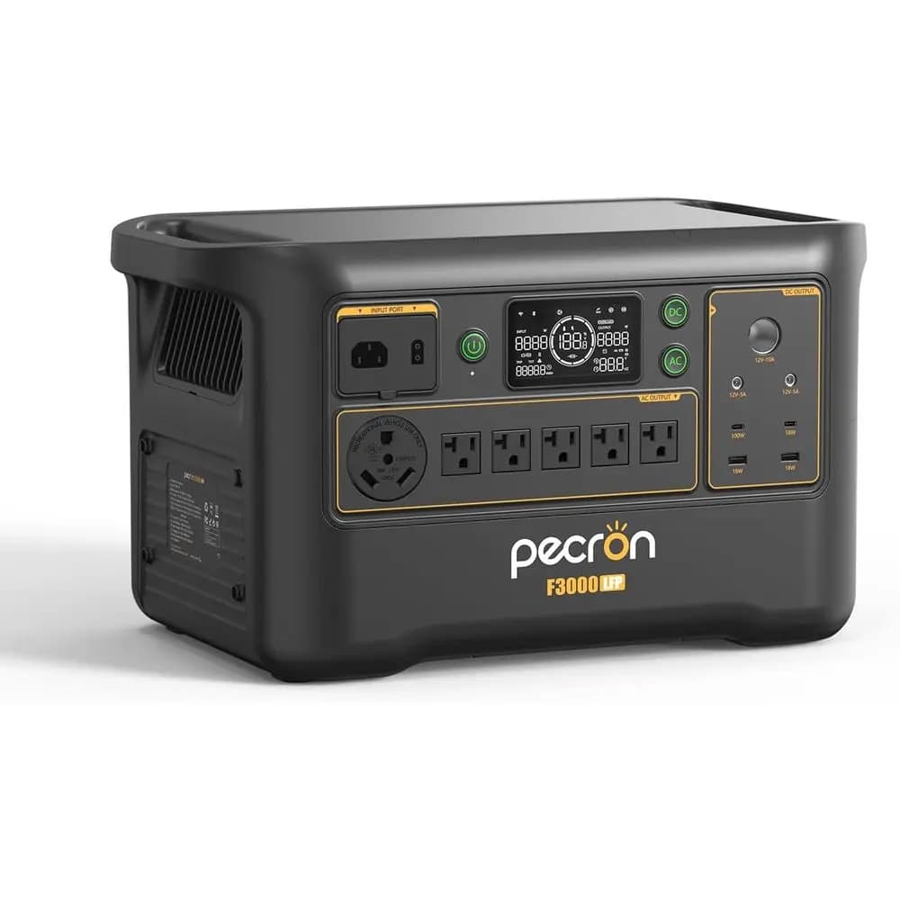 3000LP 3072Wh LiFePO4 Portable Power Station Home Backup