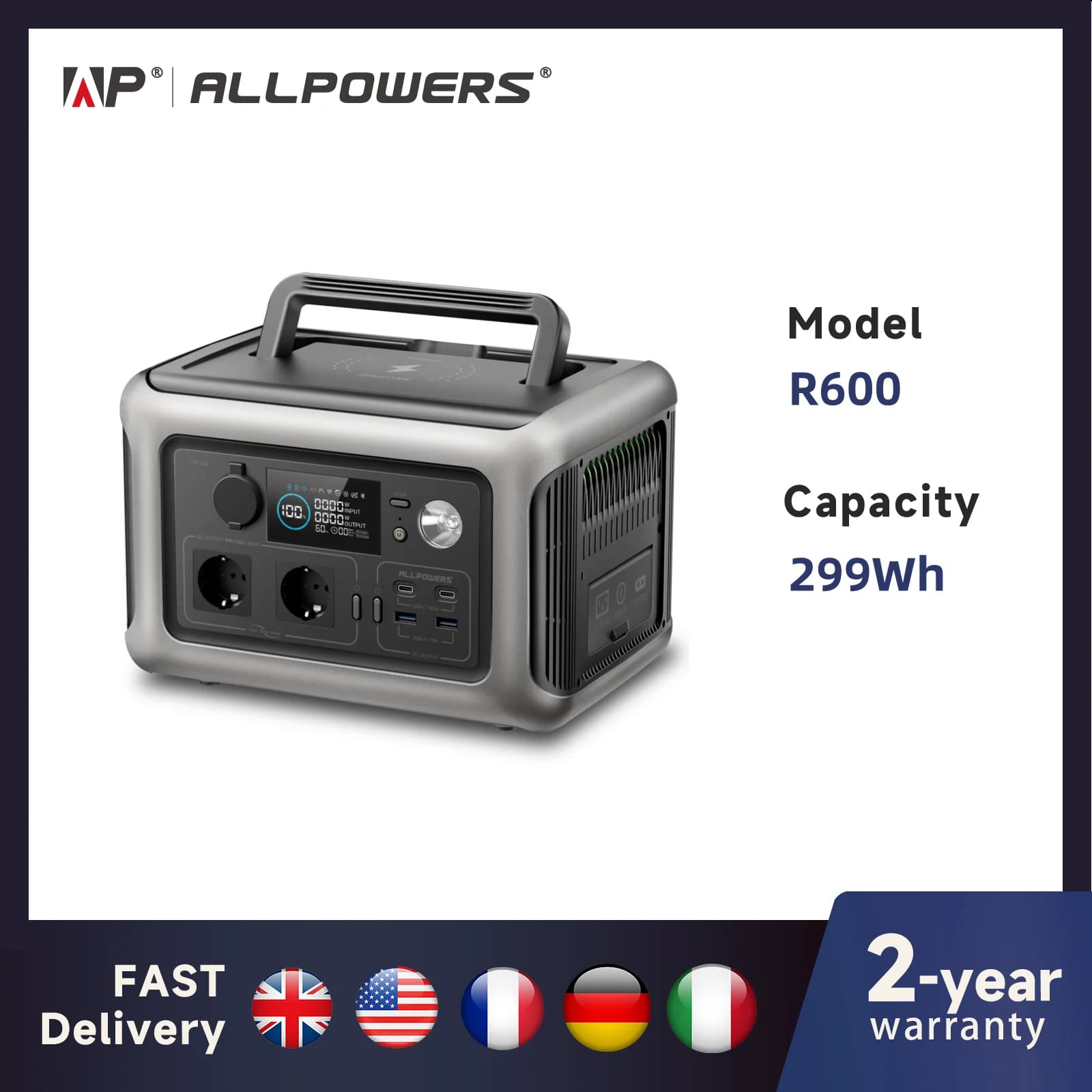 ALLPOWERS Portable Power Station R600
