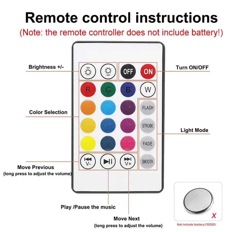E27 Bluetooth Speaker Music Bulb RGB Lights Bulb - image 4