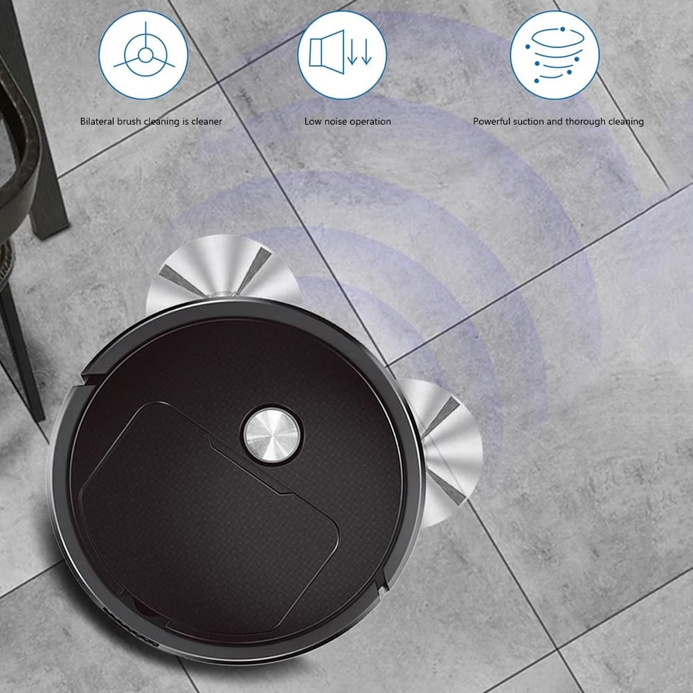 Robot Vacuum Cleaner - 3-in-1 Smart Sweeping Machine - image 2