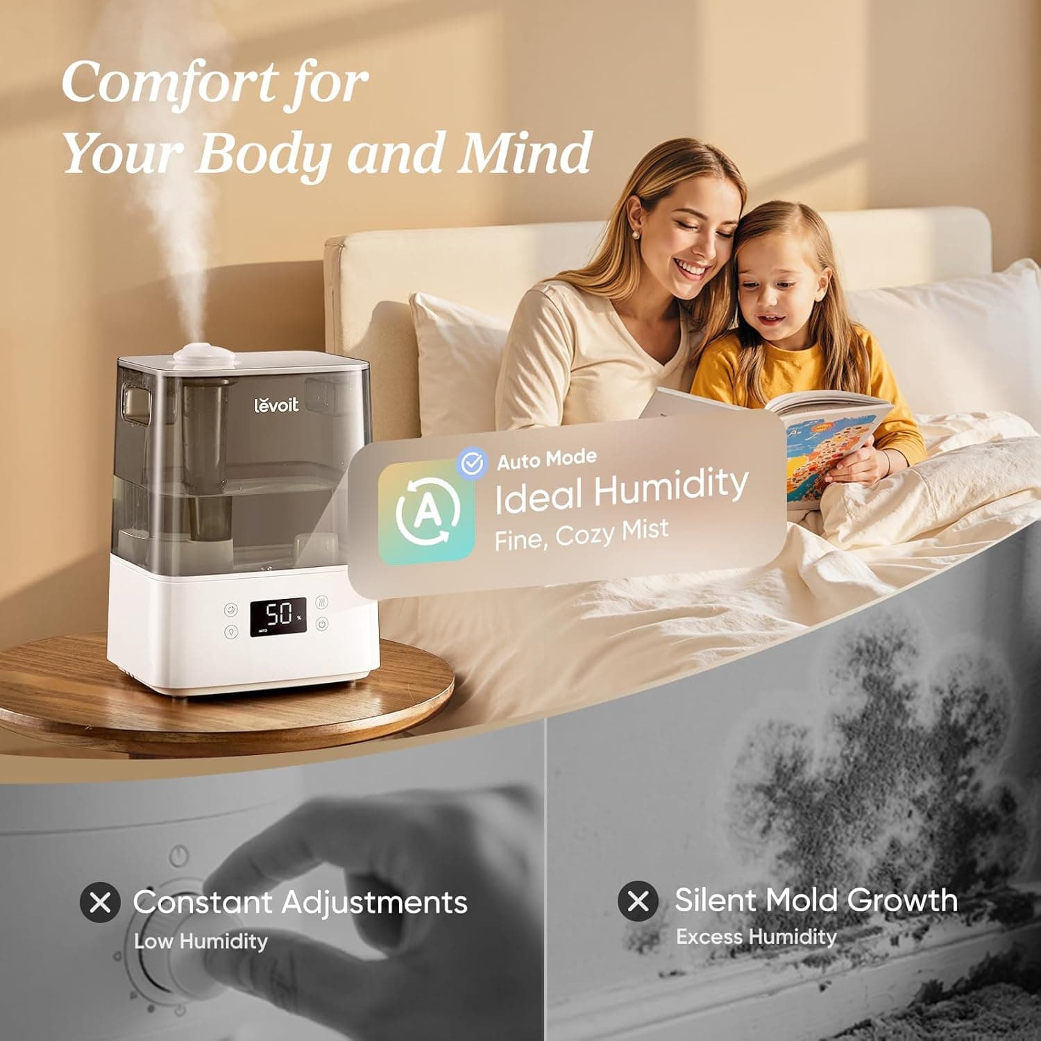 Levoit 6-Liter Top-Fill Ultrasonic Smart Humidifier - image 2