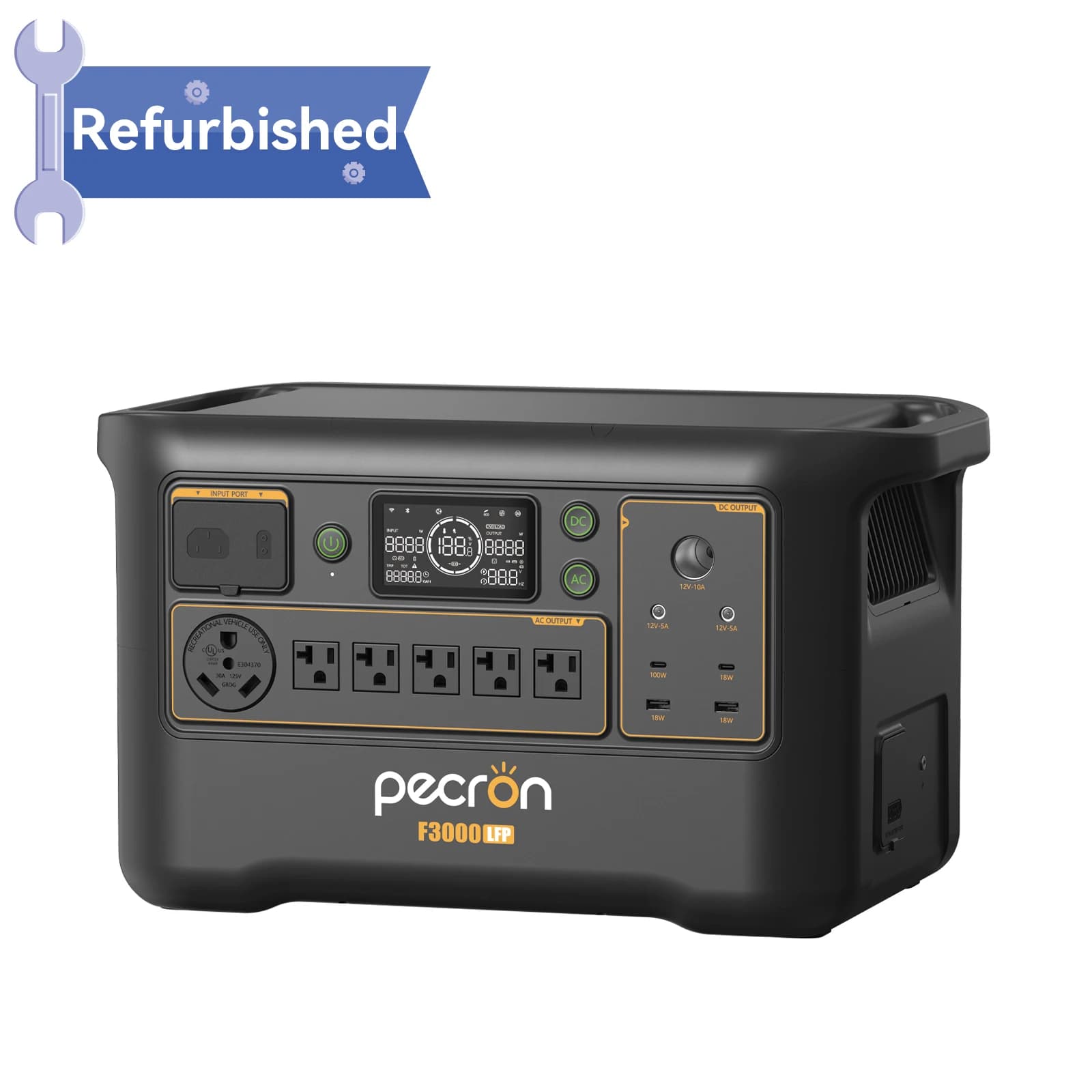 Used-Pecron Portable Power Station F3000LFP