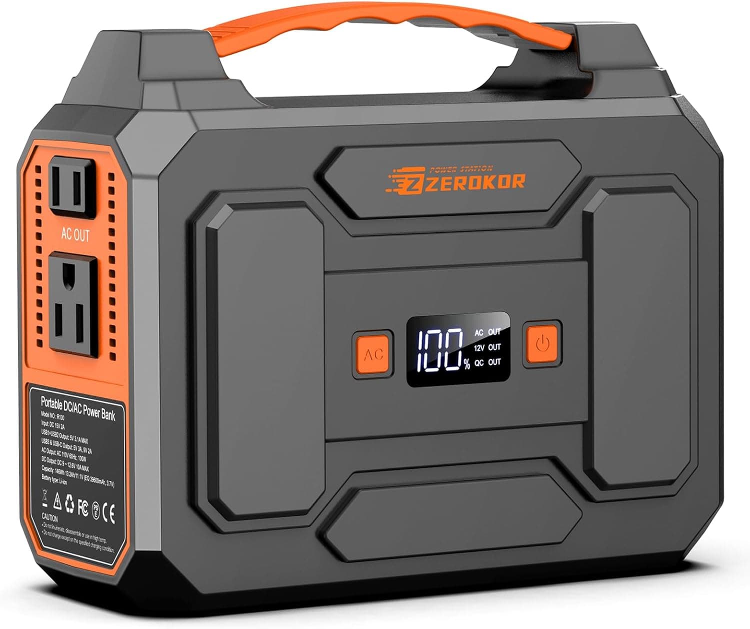 ZeroKor 100W Portable Power Station and Solar Generator