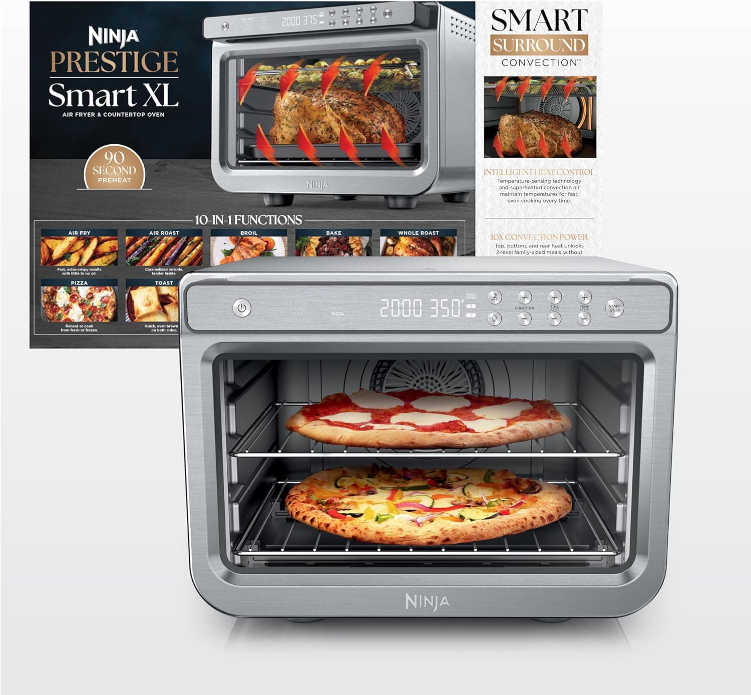 Ninja Prestige Smart XL countertop air fryer oven DT501