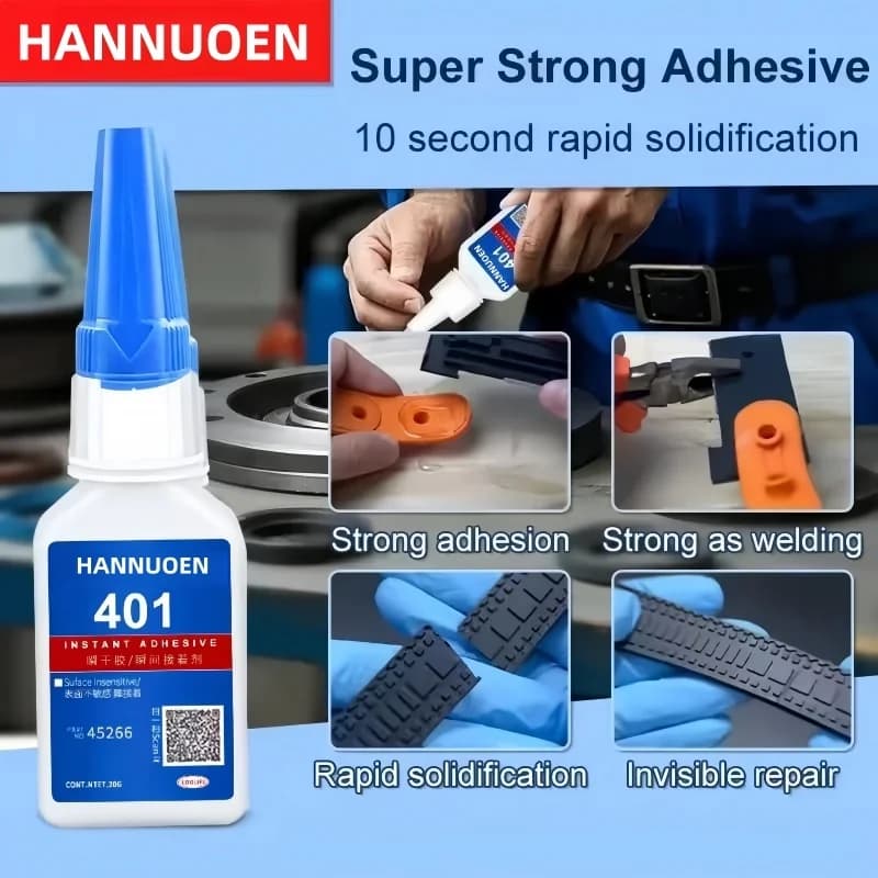 401 Super Cyanoacrylate Glue Instant Drying - image 2