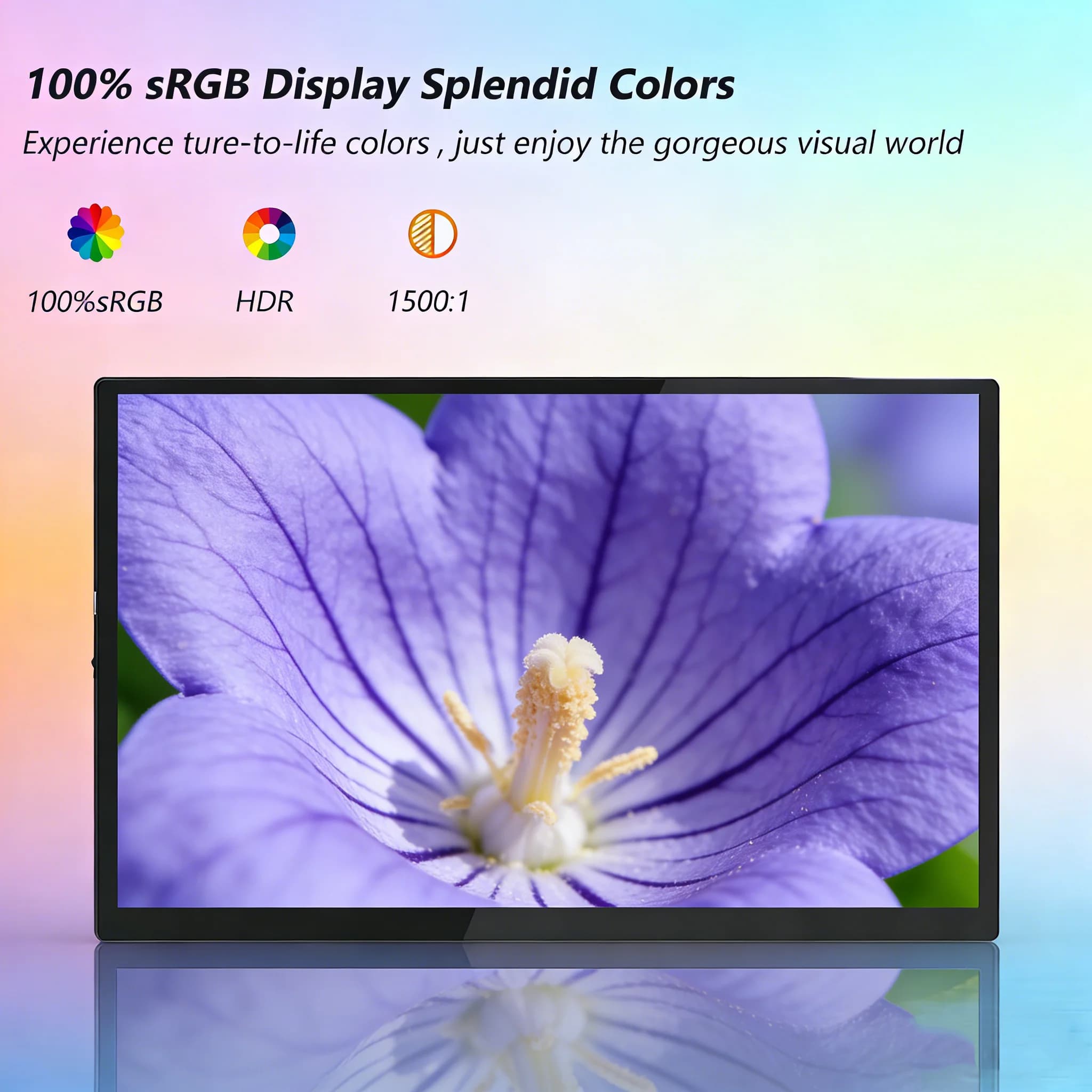 10.5'' FHD Portable Display Monitor - Ideal Choice for Work & Gaming - image 2
