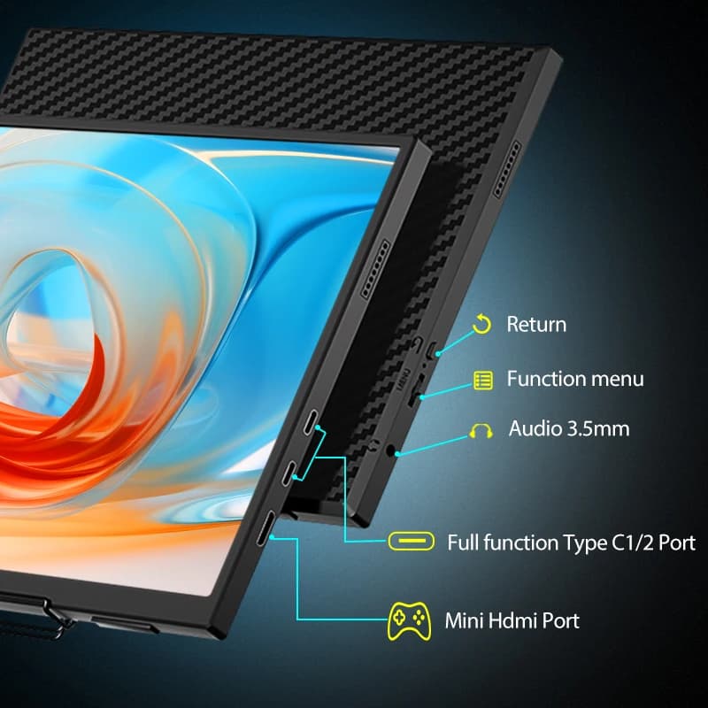 Affordable Portable Monitor for Gaming - 12.3" 1280P - image 3