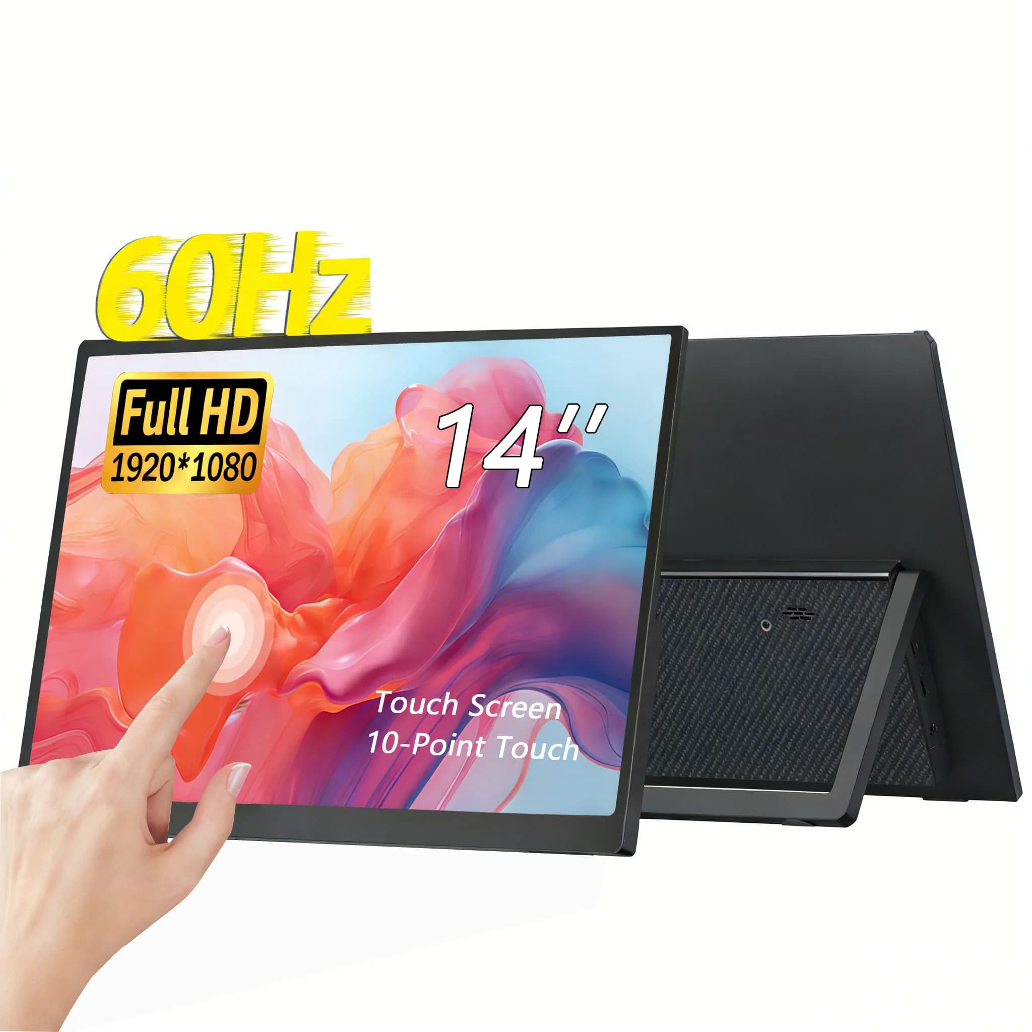 14'' Touch Portable Monitor - FHD 1080P Gaming Screen