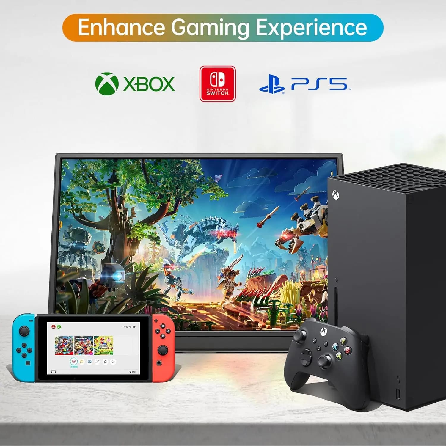 14'' Touch Portable Monitor - FHD 1080P Gaming Screen - image 5