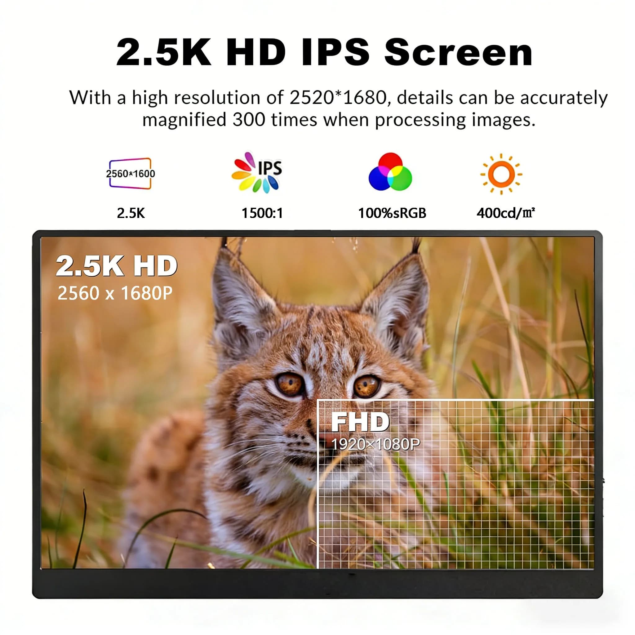 16 Inch QHD Touch Monitor | Portable External Display - image 2