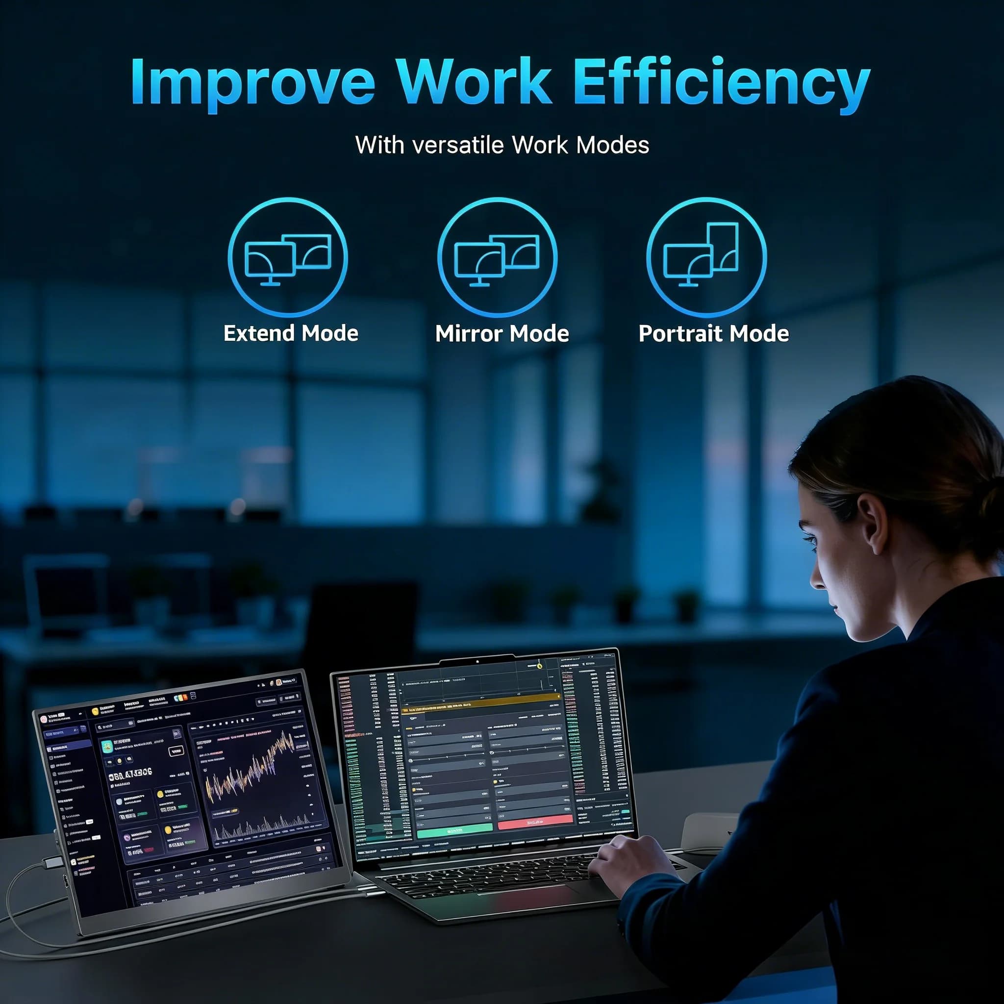 16 Inch QHD Touch Monitor | Portable External Display - image 5