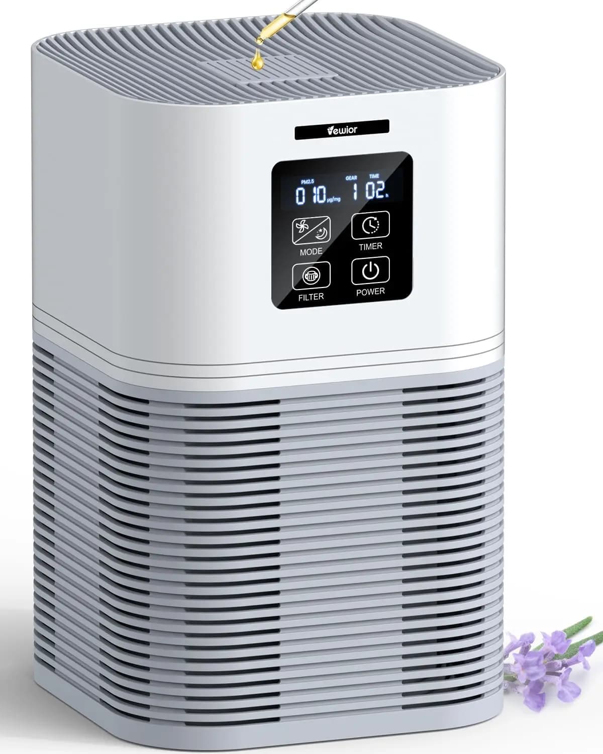 2 in 1 Air Purifier - Best for Home Allergies & Pets
