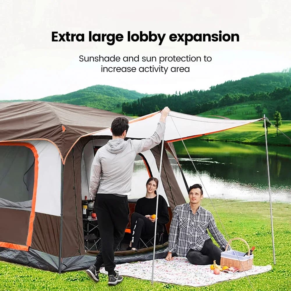 Family Camping Tent - 2025 Upgraded 4 Season Waterproof - image 4