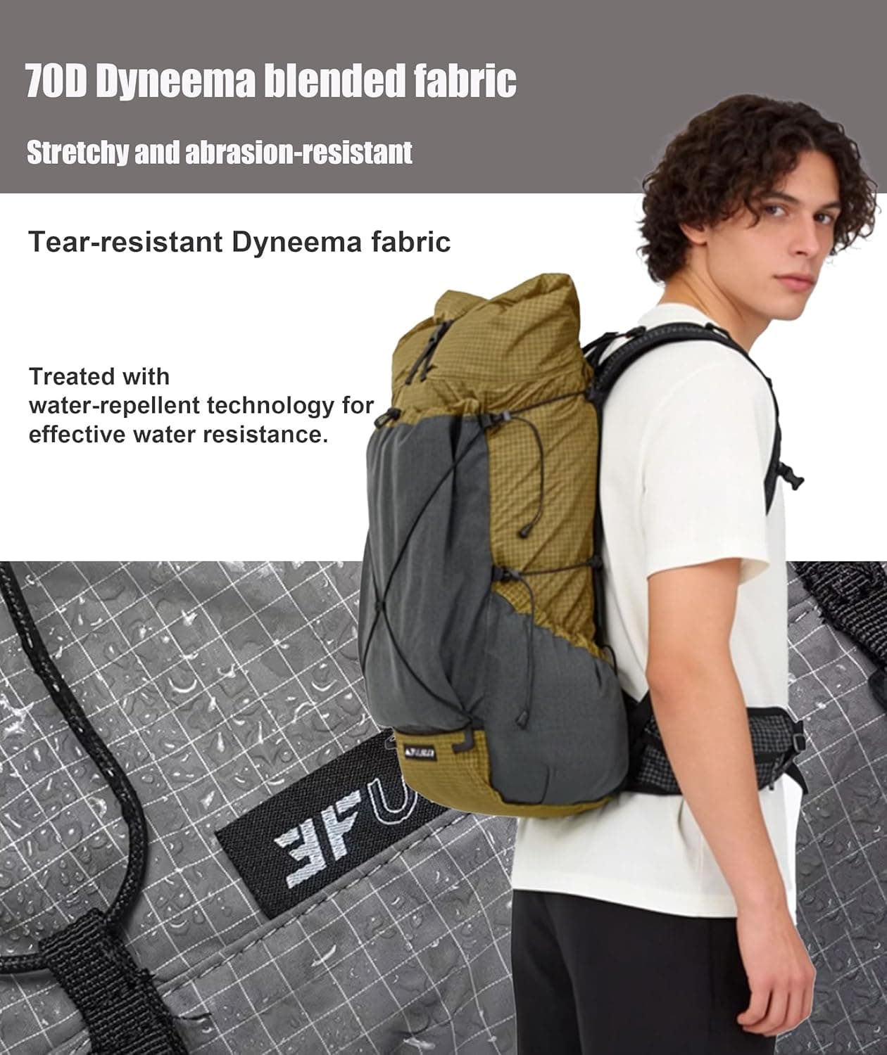 Telomat 3F UL GEAR 30L+10L Ultralight Hiking Backpack - image 3
