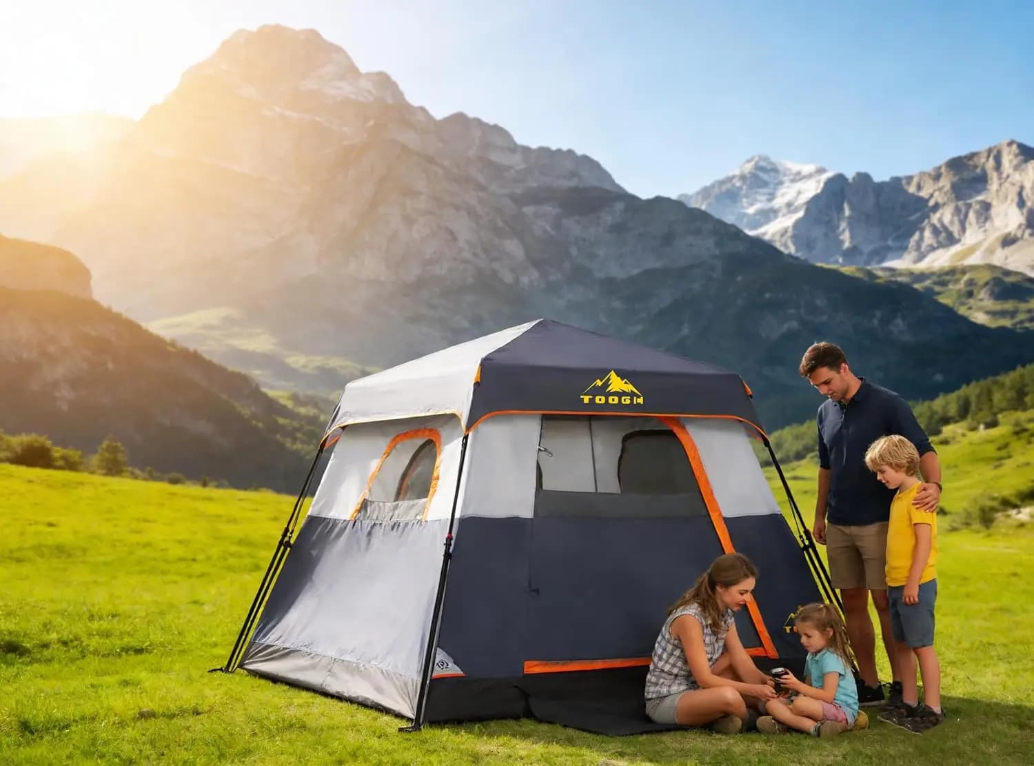 4-Person Pop-Up Tent - Instant Setup & Waterproof - image 5