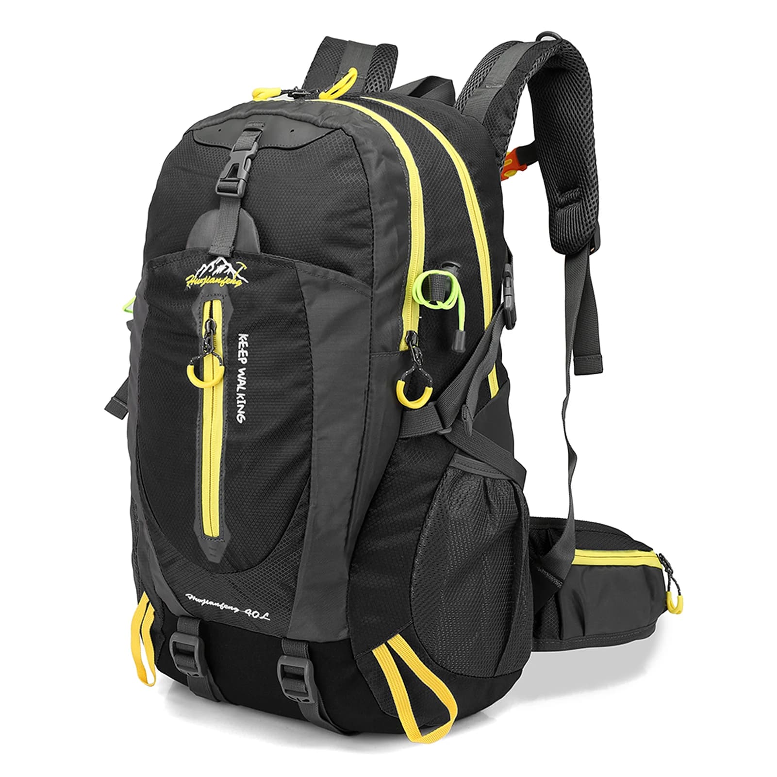 40L Water Resistant Travel Backpack - Best for Hiking