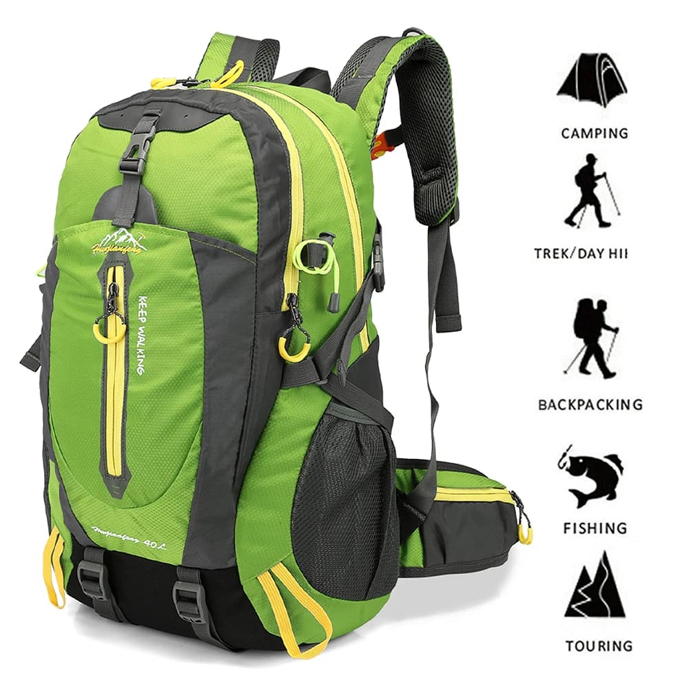 40L Water Resistant Travel Backpack - Best for Hiking - image 3