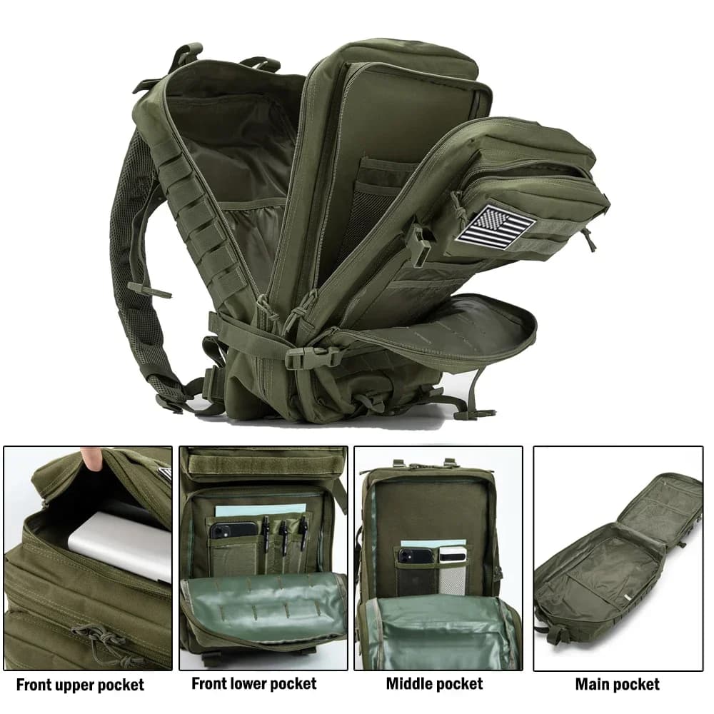 OutdoorMaster 45L Tactical Hiking Backpack - image 5